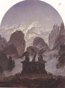 Carl Gustav Carus The Goethe Monument (mk45) Spain oil painting artist